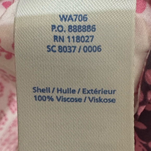 Boden Pink Mixed Print Sleeveless Blouse Size 8 - Picture 6 of 6